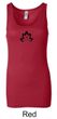 Ladies Yoga Tanktop Black Namaste Lotus Longer Length Tank Top