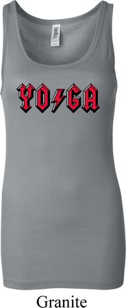 Ladies Yoga Tanktop Classic Rock Yoga Longer Length Tank Top