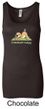 Ladies Yoga Tanktop Downward Human Longer Length Tank Top