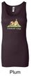 Ladies Yoga Tanktop Downward Human Longer Length Tank Top