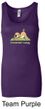 Ladies Yoga Tanktop Downward Human Longer Length Tank Top