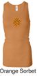 Ladies Yoga Tanktop Endless Knot Longer Length Racerback Tank Top