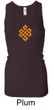 Ladies Yoga Tanktop Endless Knot Longer Length Racerback Tank Top