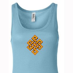 Ladies Yoga Tanktop Endless Knot Longer Length Tank Top