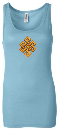 Ladies Yoga Tanktop Endless Knot Longer Length Tank Top