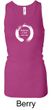 Ladies Yoga Tanktop Enso Happiness Longer Length Racerback Tank Top