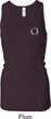 Ladies Yoga Tanktop Enso Pocket Print Longer Length Racerback Tank Top