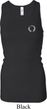Ladies Yoga Tanktop Enso Pocket Print Longer Length Racerback Tank Top
