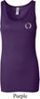 Ladies Yoga Tanktop Enso Pocket Print Longer Length Tank Top