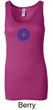 Ladies Yoga Tanktop Floral Sahasrara Longer Length Tank Top