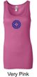Ladies Yoga Tanktop Floral Sahasrara Longer Length Tank Top