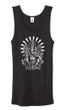 Ladies Yoga Tanktop Ganesha Black Organic Tank Top