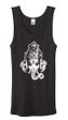 Ladies Yoga Tanktop Ganesha Head Black Organic Tank Top