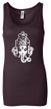 Ladies Yoga Tanktop Ganesha Head Longer Length Tank Top