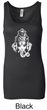 Ladies Yoga Tanktop Ganesha Head Longer Length Tank Top