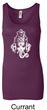 Ladies Yoga Tanktop Ganesha Head Longer Length Tank Top