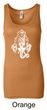 Ladies Yoga Tanktop Ganesha Head Longer Length Tank Top