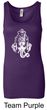 Ladies Yoga Tanktop Ganesha Head Longer Length Tank Top