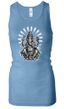 Ladies Yoga Tanktop Ganesha Longer Length Racerback Tank Top