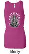 Ladies Yoga Tanktop Ganesha Longer Length Racerback Tank Top