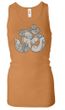 Ladies Yoga Tanktop Ganesha OM Longer Length Racerback Tank Top