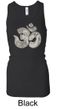 Ladies Yoga Tanktop Ganesha OM Longer Length Racerback Tank Top