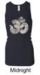 Ladies Yoga Tanktop Ganesha OM Longer Length Racerback Tank Top