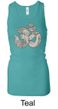 Ladies Yoga Tanktop Ganesha OM Longer Length Racerback Tank Top