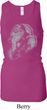 Ladies Yoga Tanktop Ganesha Profile Longer Length Racerback Tank Top