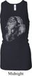 Ladies Yoga Tanktop Ganesha Profile Longer Length Racerback Tank Top