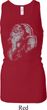 Ladies Yoga Tanktop Ganesha Profile Longer Length Racerback Tank Top