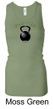 Ladies Tanktop Grab This Kettle Bell Longer Length Racerback
