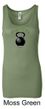 Ladies Tanktop Grab This Kettle Bell Longer Length Tank Top