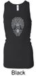 Ladies Yoga Tanktop Grey Bodhi Tree Longer Length Racerback Tank Top