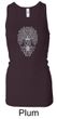Ladies Yoga Tanktop Grey Bodhi Tree Longer Length Racerback Tank Top