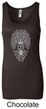 Ladies Yoga Tanktop Grey Bodhi Tree Longer Length Tank Top
