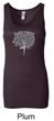 Ladies Yoga Tanktop Grey Tree Pose Longer Length Tank Top