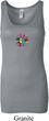 Ladies Yoga Tanktop Hippie Sun Patch Middle Longer Length Tank Top