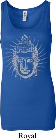 Ladies Yoga Tanktop Iconic Buddha Longer Length Tank Top