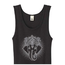 Ladies Yoga Tanktop Iconic Ganesha Organic Tank Top