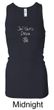 Ladies Yoga Tanktop Jai Guru Deva Longer Length Racerback Tank Top