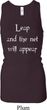 Ladies Yoga Tanktop Leap Longer Length Racerback Tank Top