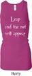 Ladies Yoga Tanktop Leap Longer Length Racerback Tank Top