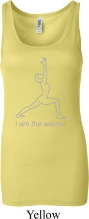 Ladies Yoga Tanktop Line Warrior Longer Length Tank Top