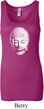 Ladies Yoga Tanktop Little Buddha Head Longer Length Tank Top