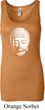 Ladies Yoga Tanktop Little Buddha Head Longer Length Tank Top