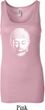 Ladies Yoga Tanktop Little Buddha Head Longer Length Tank Top