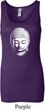 Ladies Yoga Tanktop Little Buddha Head Longer Length Tank Top