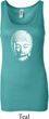 Ladies Yoga Tanktop Little Buddha Head Longer Length Tank Top