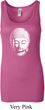 Ladies Yoga Tanktop Little Buddha Head Longer Length Tank Top